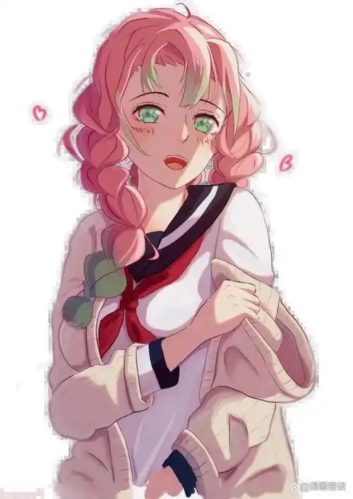 动漫中的老婆,《鬼灭之刃》恋柱「甘露寺蜜璃」美照,4月9日见!