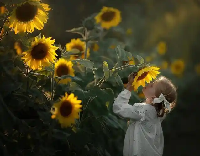 摄影师镜头下的孩子和动物的温馨画面 ins:olgasokolova_photo