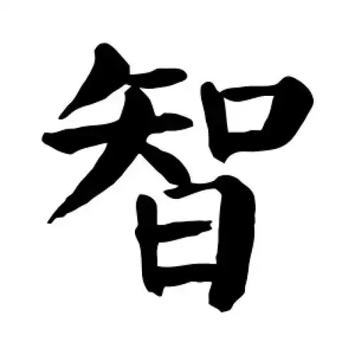 楷书智字