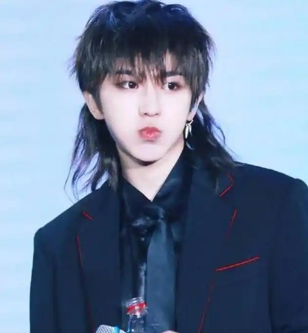 男星"鲻鱼头"发型,王一博秀气,蔡徐坤可爱,千玺让你移不开眼