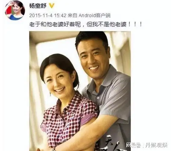 只要搜于和伟妻子,出来的全部都是杨童舒的照片.