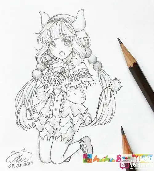 94二次元少女动漫教程动漫教程绘画简笔画教程