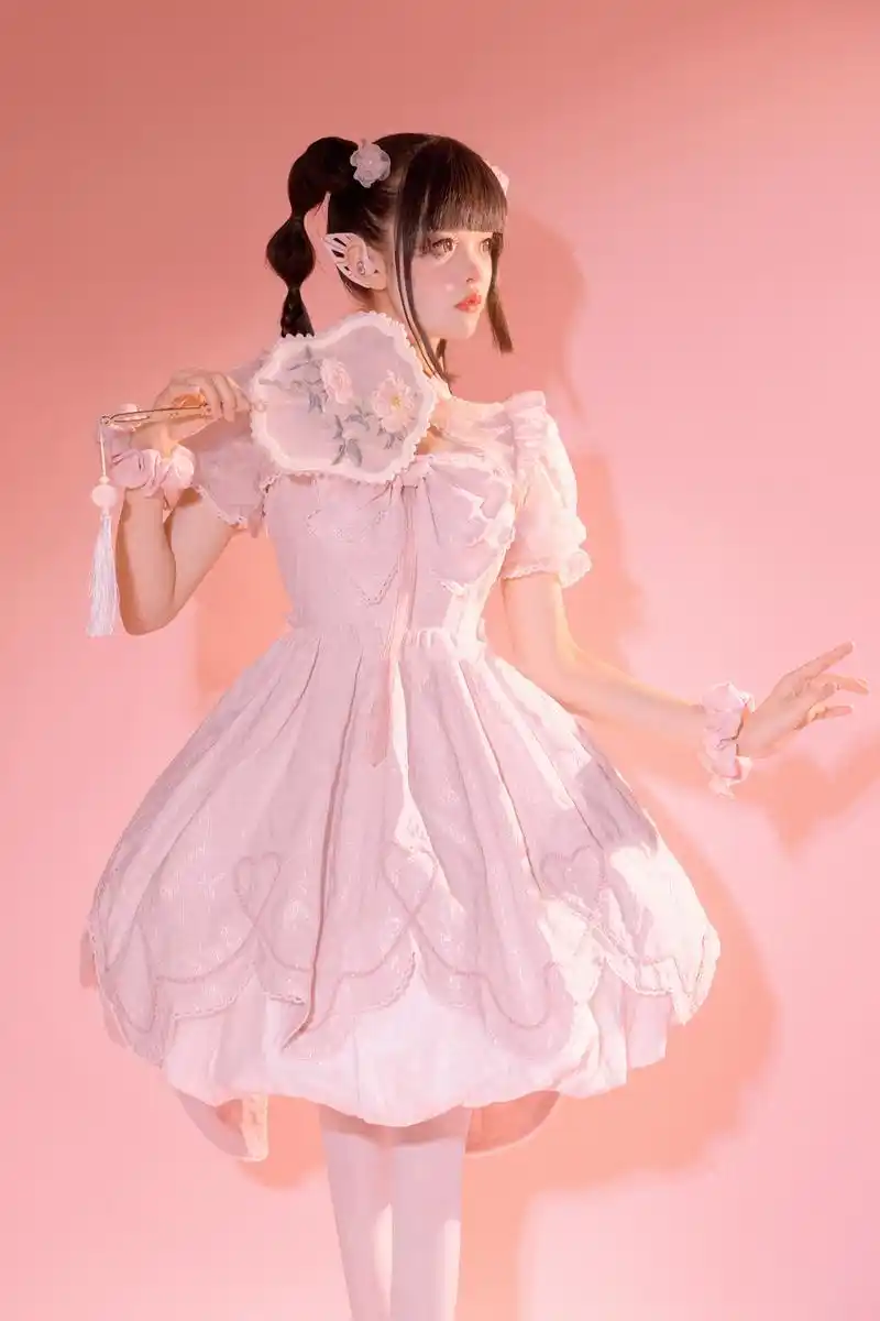 粉色精灵少女lolita