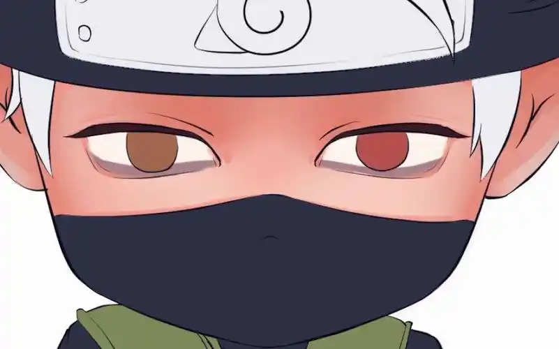 磨金石教育|卡卡西q版插画