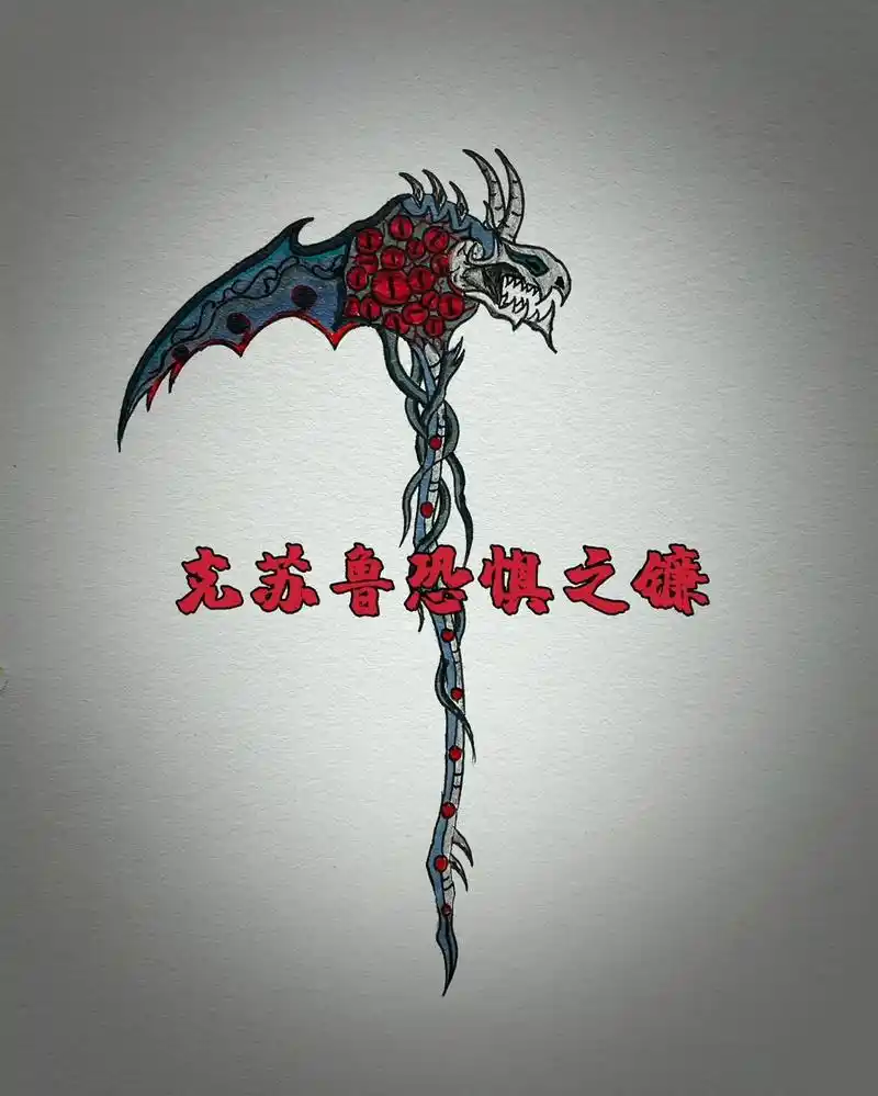 元素火柴人 #镰刀绘画 #镰刀武器 #克苏鲁 #火柴人武器 - 抖音