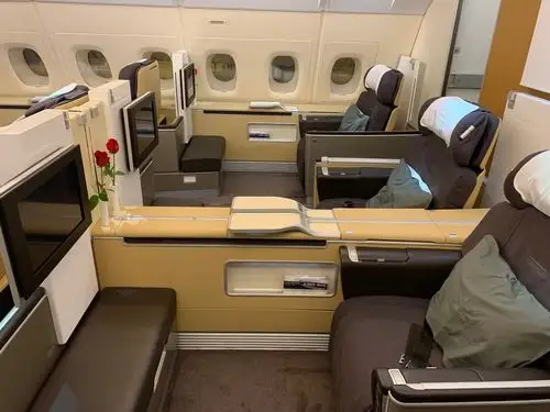 汉莎航空a380 香港-慕尼黑 hkg-muc lh731 头等舱