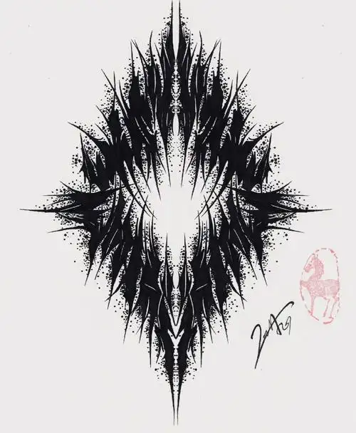 暗黑花体字设计集锦