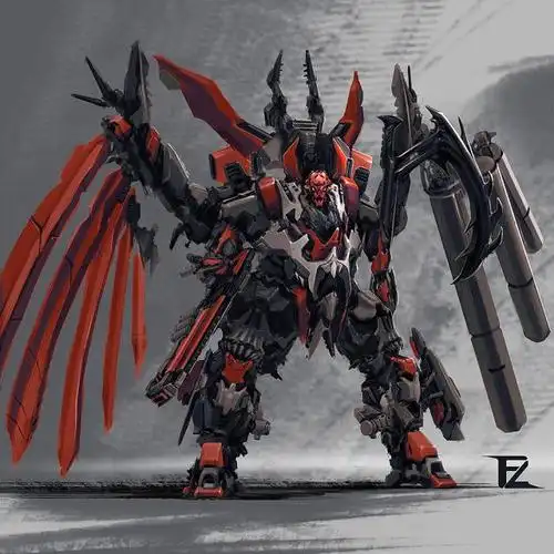 高质量武器和机械插画作品欣赏