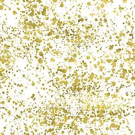 金色油画笔迹墨点