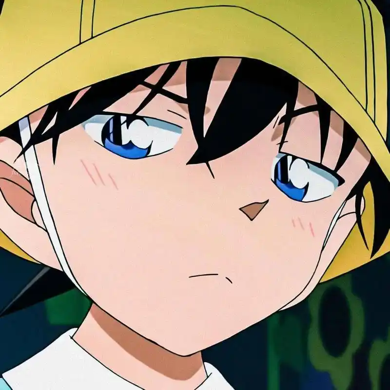 樱花班的回忆94 小工藤新一头像 可爱的傲娇小男孩