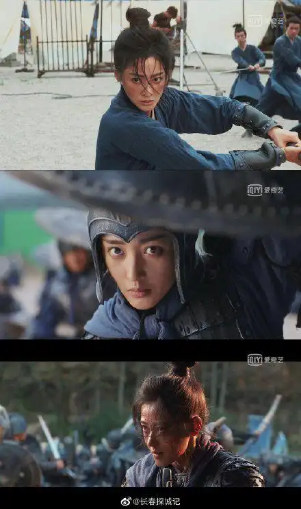 女扮男装适配度满分张天爱白衣造型好绝看出了林青霞的影子