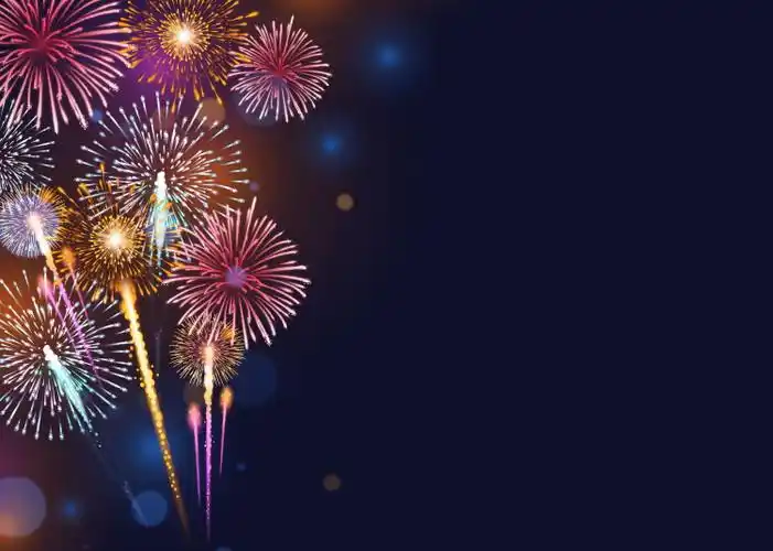 36款喜庆节日新年春节海报绽放的烟花背景psd素材-免费下载-百度网盘