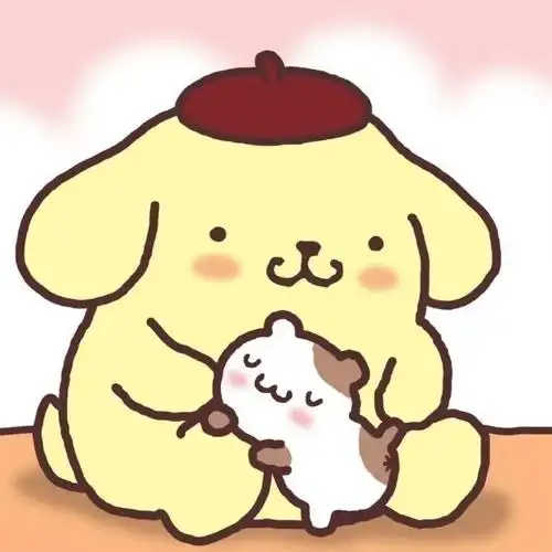 三丽鸥超话一期可可爱爱布丁狗·头像98#可爱头像##无水印头像