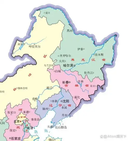 东北区划调整设想:三省改为四个省市,增设兴安省与长春直辖市