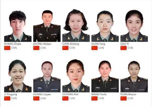 八一女排12将军衔曝光袁心玥中尉新兵李盈莹中士18年老兵少校