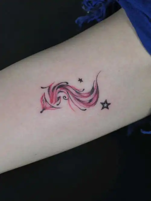 小狐狸_纹身图案手稿图片_马小天的纹身作品集