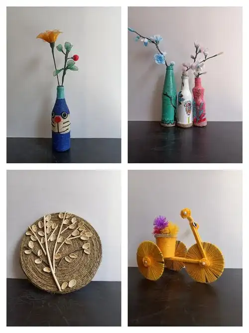 废品利用,环保创新——海口市第二十八小学美术手工创作作品展