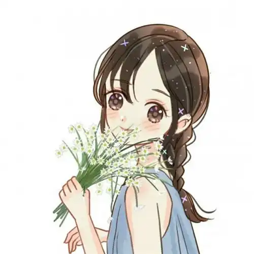 抖音手绘女生头像,网红的美女真人手绘的-卡通头像