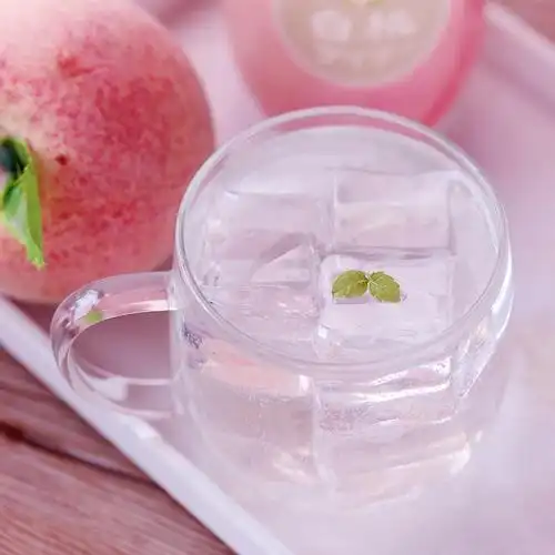 日本进口 友树农园丰润白桃果味碳酸汽水网红饮料300ml