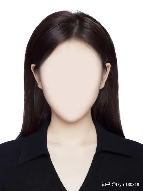 证件照深色衣服搭配精致造型真的很好看