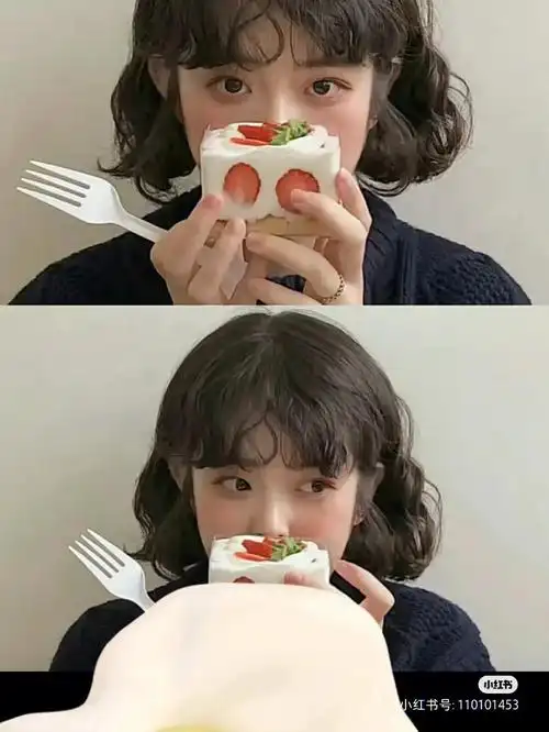 烫了一个栗子头