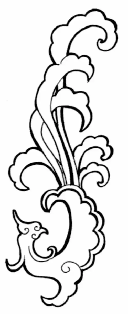 青铜器上的装饰纹样之一.