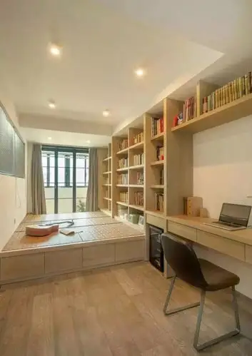 榻榻米房里的书桌,如何做即好看又实用?