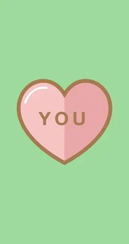 爱心 清新 可爱 简单 平铺壁纸