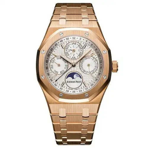 royal oak dual time power reserve mens watch