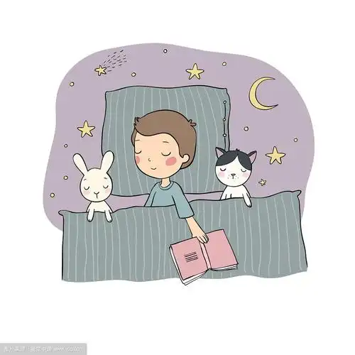 睡觉的小男孩在床上玩玩具的时间睡觉了