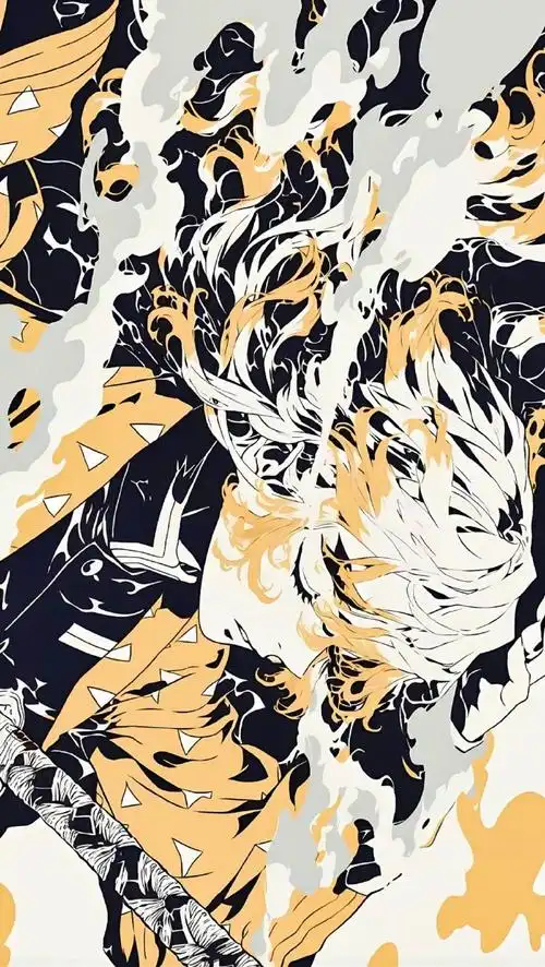 我妻善逸高清背景壁纸#夏日次元盛典