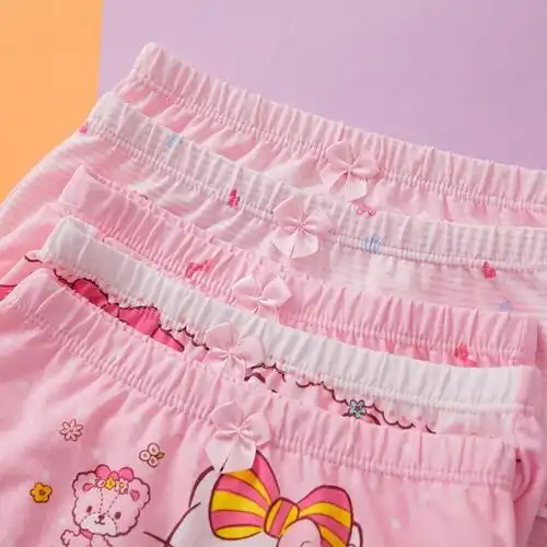 女童内裤平角5条混色150