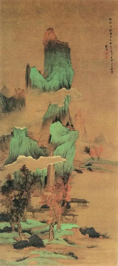 中国历代传世名画山水画明代第五辑高清90幅
