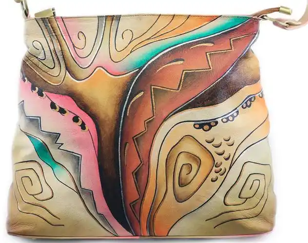 magnifique 皮革异想天开手绘单肩包手提包