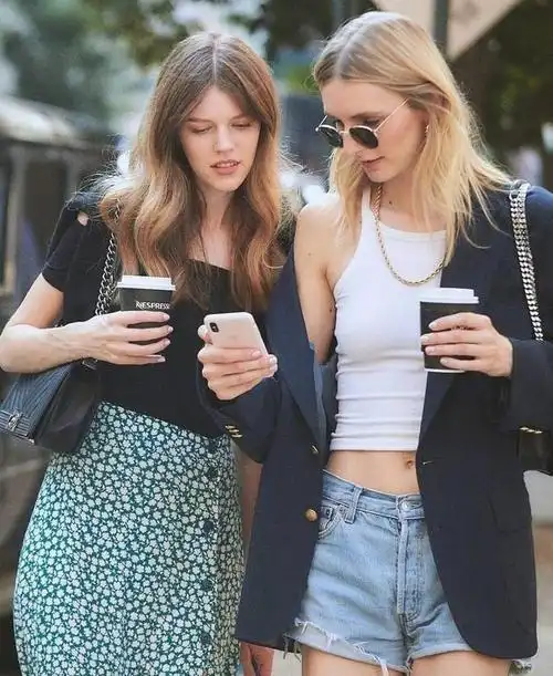 春夏季适合欧美风的穿搭跟时尚博主学起来简约大气又高级