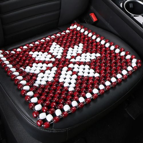 夏季凉垫手工串珠大货车轿车通风防滑木珠坐垫座椅垫透气坐垫单片