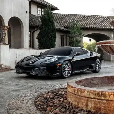 超清豪车头像绝色风景黑色的轿车图片