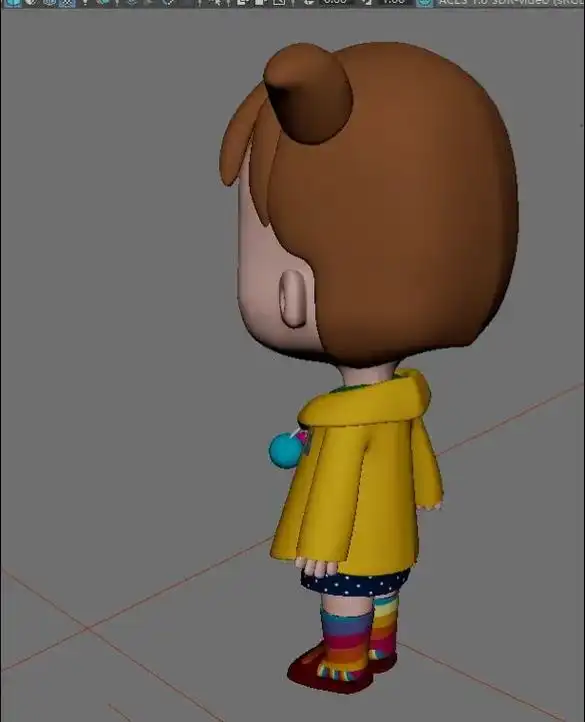 代做白菜价.#3d建模 #q版人物 #3dmax代做 #ma - 抖音