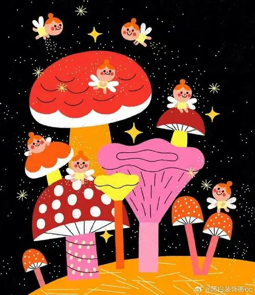 也是很可爱的呀#遇见艺术##创意美术##儿童画##创意儿童画#插画超话