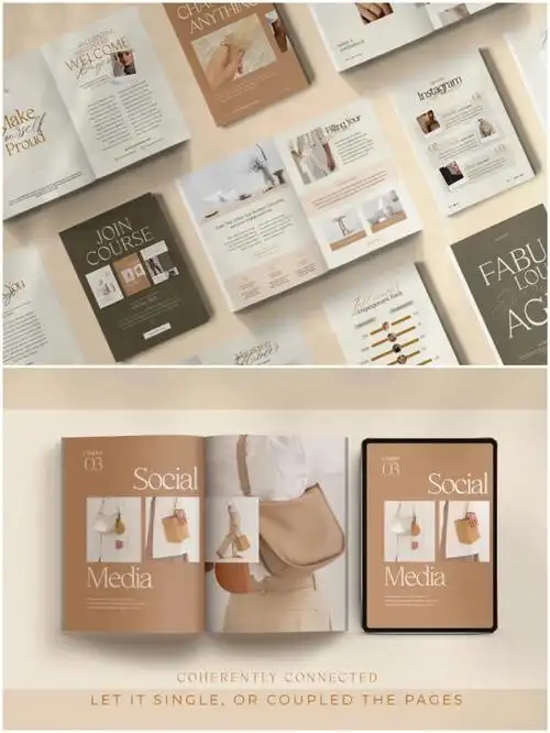 71184时尚珠宝服画册排版设计