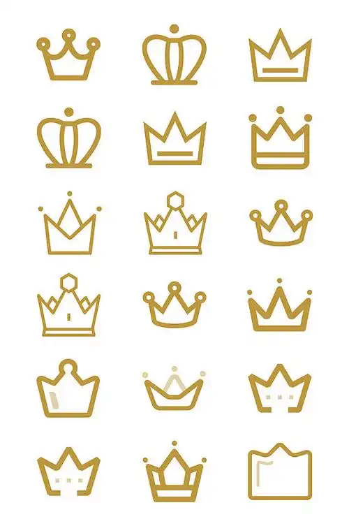 精美皇冠设计元素