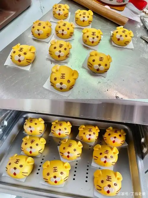 超萌小老虎馒头详细教程年夜饭不可少