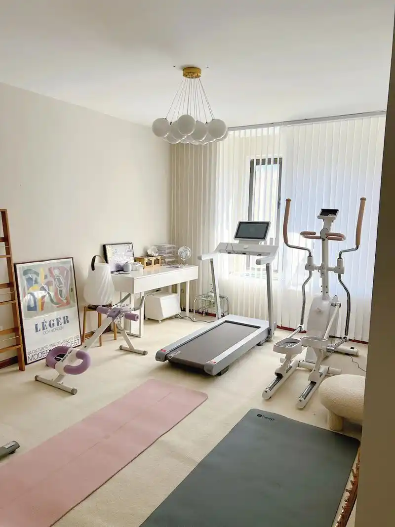"社恐青年"的家,比好看舒适更重要的,是拥有一个家庭健身房