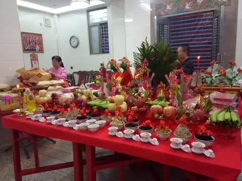 原创实拍广东潮汕民俗年末拜神