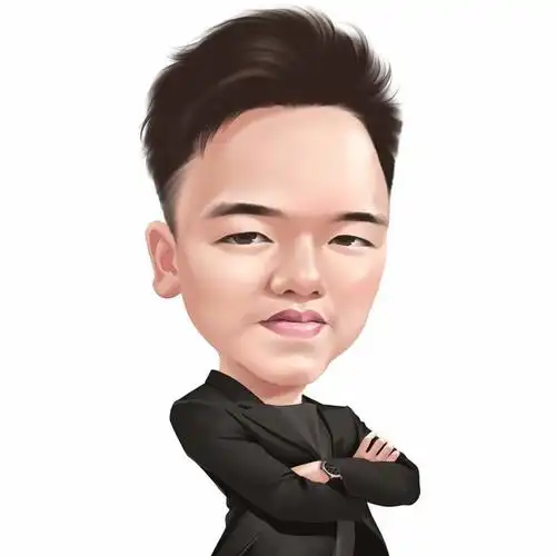 小玲儿手绘作品欣赏:基于微信头像图片男生成熟稳重和霸气老男人头像