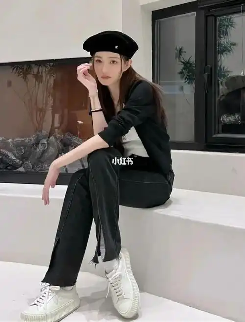 徐璐私服70jilsander白色饼干鞋