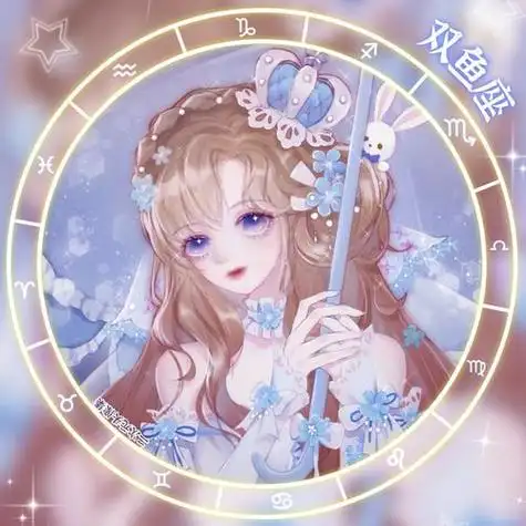 可爱双鱼座女生头像动漫(双鱼可爱少女头像)-星座常识-名星座