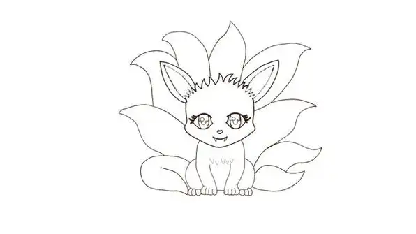 火影九尾怎么画