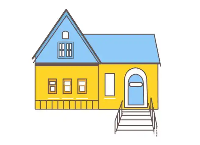 别墅简笔画简单又漂亮别墅简笔画简单又漂亮涂颜色