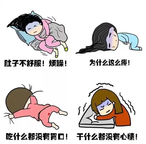 更让她苦恼的是,她还有经前闹肚子,月经期腹痛等症状,严重时还因腹痛